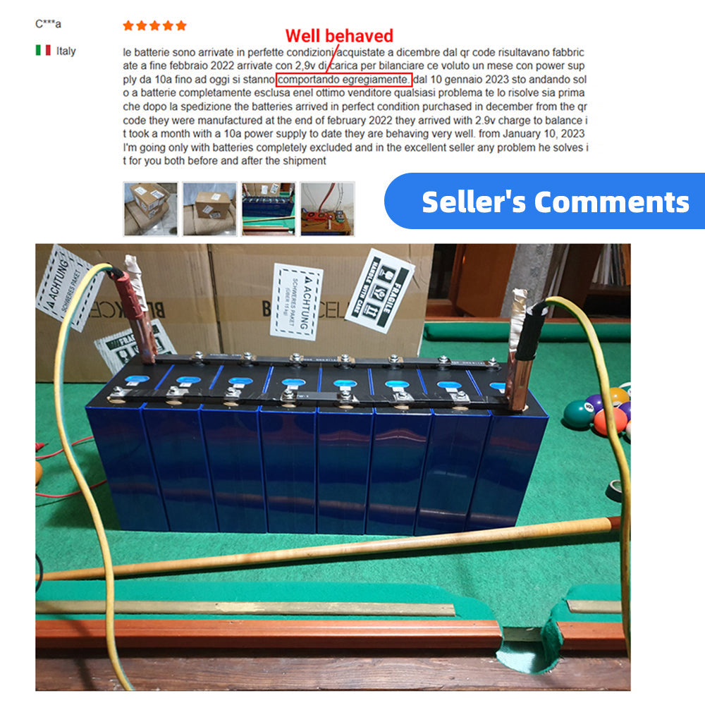 REPT 302AH  LiFePO4 Battery Cells - Brand New Grade A with QR Code